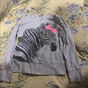 Girls zip up hoodie